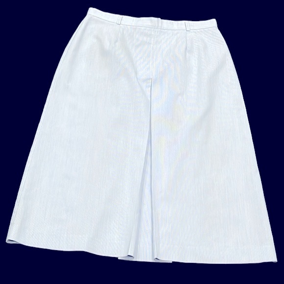 🛑🛑SOLD Vintage 70s Blue Pinstripe Ship n Shore Skirt - Picture 10 of 16